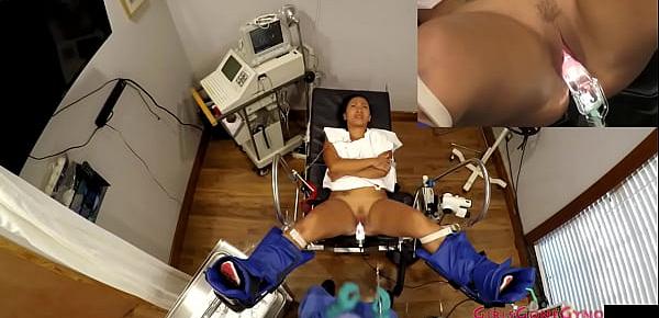  Naive Latina Melany Lopez Spread Eagle For Gyno Exam By Doctor Tampa! Caught on Hidden Cameras only @ GirlsGoneGynoCom